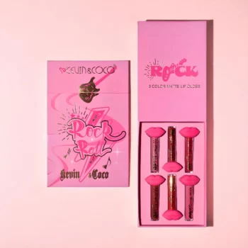 Présentoir de 4 (4,75€ le Set) : Set 6 Gloss pour lèvres ROCK – Kevin & Coco – Image 3