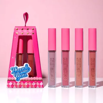 Présentoir de 6 (3,30€ le Set) : Set 4 Gloss pour lèvres THANK YOU – Kevin & Coco – Image 3