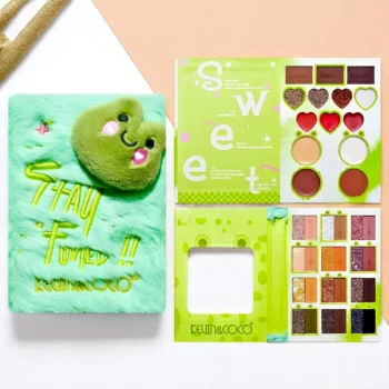 Lot de 6 (8,25€ Pièce) : PALETTE VISAGE 38 COULEURS – STAY FUNNY – KEVIN & COCO – Image 2
