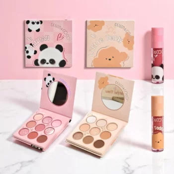 Présentoir de 12 (3,20€ Pièce) : Fard à joues & Gloss à lèvres BEAUTIFUL TIME – Kevin & Coco – Image 2