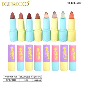 Présentoir de 32 (1,52€ Pièce) : Rouge à lèvres Velours & Transparent BEARLESS – Kevin & Coco – Image 2