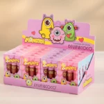 Présentoir de 24 (2,77€ le Set) : Set 3 Gloss pour lèvres MONSTER – Kevin & Coco