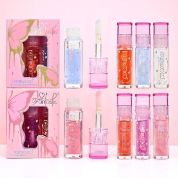 Présentoir de 12 (3,20€ le Set) : Set de 3 Gloss Huiles pour lèvres FANTASTIC – Kevin & Coco – Image 3
