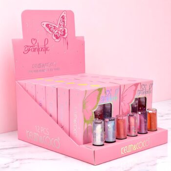Présentoir de 12 (3,20€ le Set) : Set de 3 Gloss Huiles pour lèvres FANTASTIC – Kevin & Coco – Image 2