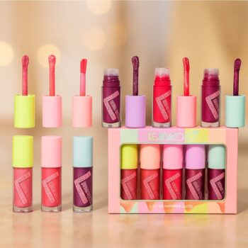 Présentoir de 6 (4€ le Set) : Set 5 Gloss à lèvres SHINNY – Kevin & Coco – Image 2