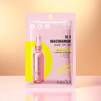 Lot de 6 (0,70€ unité) : Masques Visage Niacinamide en Ampoule – SADOER – Image 2