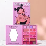 Lot de 4 (4,90€ Pièce) : PALETTE D'OMBRES À PAUPIÈRES - MINAKO MINAKO ROSE  – Kevin & Coco