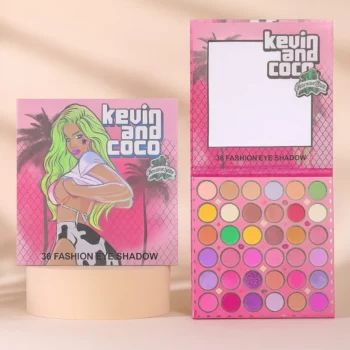 Lot de 4 (5,25€ Pièce) : PALETTE D’OMBRES À PAUPIÈRES 36 COULEURS – FASHION STREET STYLE – KEVIN & COCO