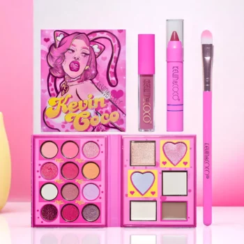 Lot de 4 (6,40€ Pièce) : SET MAQUILLAGE COMPLET KEVIN & COCO – ÉDITION ILLUSTRÉE – Image 3