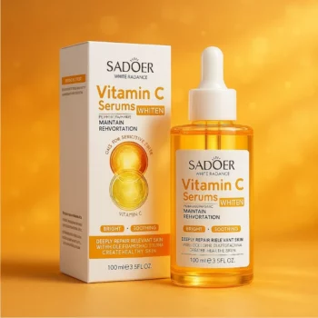 Lot de 5 (3,10€ Pièce) : Solutions Visage Multi-Effets à la Vitamine C 100 ml – SADOER