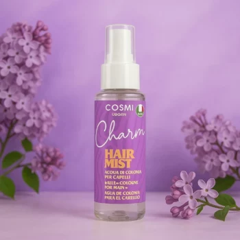 Présentoir de 12 (soit 2,60€ pièce) : Brumes Capillaires "CHARM" – COSMI Milano – Hair Mist Parfumée