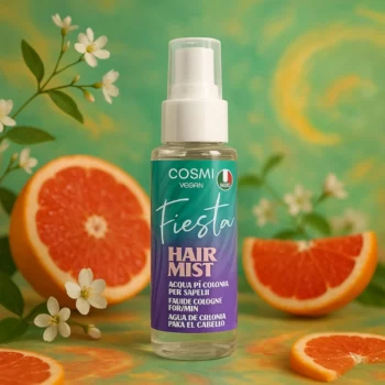 Présentoir de 12 (soit 2,60€ pièce) : Brumes Capillaires "FIESTA" – COSMI Milano – Hair Mist Parfumée