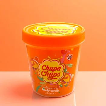 Lot de 6 (3,90€ Pièce) : Gommages Corps Chupa Chups Orange Pop 220ml – Image 2