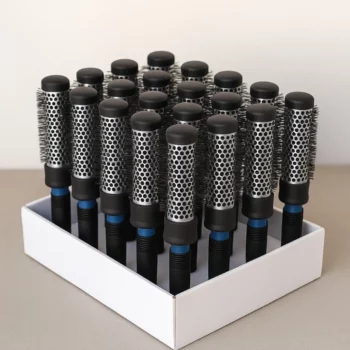 Carton de 12 (soit 2,27€ Pièce) : Brosse à Cheveux Diamètre 25mm - BEAUTY CARE