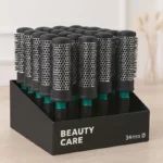 Carton de 12 (soit 2,45€ Pièce) : Brosse à Cheveux Diamètre 34mm - BEAUTY CARE