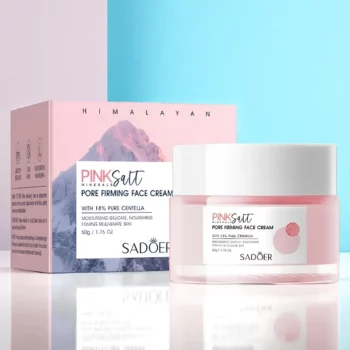 Lot de 5 (3,10€ Pièce) :  Crème Visage Raffermissante aux Sels Roses – PINK SALT – SADOER – Image 3
