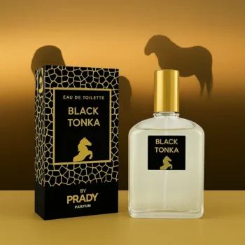 Lot de 10 (1,60€ Pièce) : Eau de Toilette BLACK TONKA – PRADY 90 ml