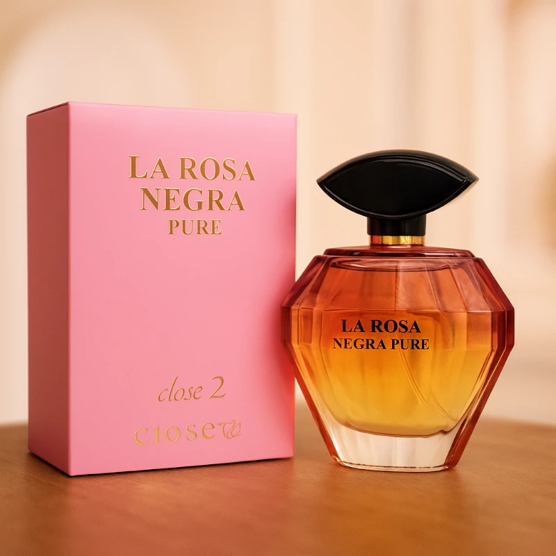 fournisseur de parfum femme close 2 (7) Lot de 5 (4,25€ Pièce) : Eau de Toilette Femme LA ROSA NEGRA PURE 100ml – CLOSE 2 – Image 1