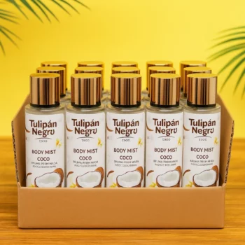 Lot de 12 (2,28€ Pièce) : Brumes Parfumées COCO PURE WHITE 250ml – TULIPAN NEGRO