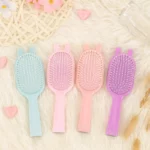 Carton de 12 (soit 1,95€ Pièce) : Brosse à Cheveux Ovales Colorées OREILLES FANTAISIES