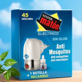 Lot de 6 (4,90€ unité) : Appareil Électrique Anti-Moustiques + 1 Recharge  – MATON