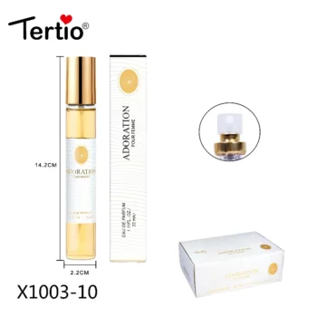 Lot de 12 (1,70€ pièce) : ADORATION – Eau de Parfum Générique 33ml Tertio – Image 2