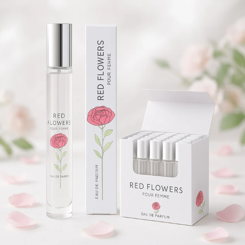 grossiste en ligne d'eau de parfum tertio red flowers 2 Lot de 24 (1,30€ pièce) : RED FLOWERS – Eau de Parfum Générique 33ml Tertio – Image 1