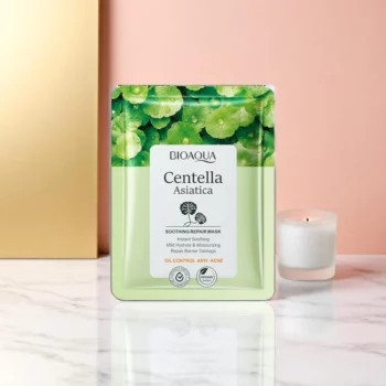 Lot de 6 (0,70€ unité) : Masques Visage Apaisants à la Centella Asiatica – BIOAQUA – Image 2