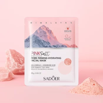 Lot de 6 (0,70€ unité) : Masques Visage Hydratants et Raffermissants au Sel Rose de l’Himalaya – SADOER