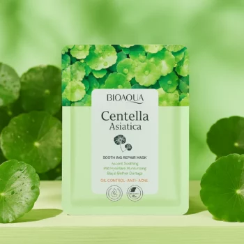 Lot de 6 (0,70€ unité) : Masques Visage Apaisants à la Centella Asiatica – BIOAQUA