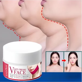 Lot de 5 (3,10€ Pièce) : Crèmes Raffermissantes Visage V-LIFT 30g – SADOER – Image 2