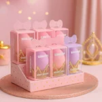 Lot de 24 (soit 1,47€ Pièce) : Éponge de Maquillage Œuf Coloré + Support Couronne