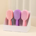 Carton de 24 (soit 1,75€ Pièce) : Brosse à Cheveux Ovales Colorées