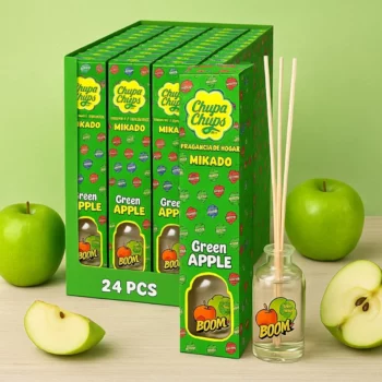 Lot de 24 (Soit 1,85€ Pièce) : Mikado Chupa Chups Green Apple 30ml