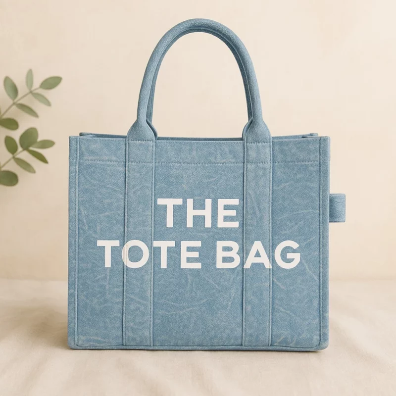 Sac à Main en Toile Jean - THE TOTE BAG