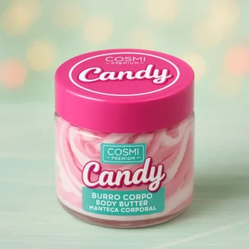 Lot de 6 (3,70€ unité) : Beurre corporel Candy – Cosmi Premium – 100 ml