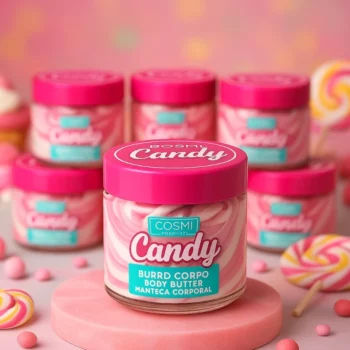 Lot de 3 (3,30€ unité) : Beurre corporel Candy – Cosmi Premium – 100 ml