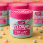 Lot de 12 (3€ unité) : Beurre corporel Ice Cream Marshmallow – Cosmi Premium – 100 ml