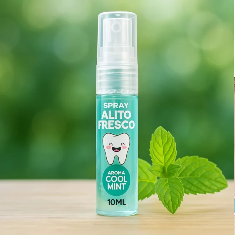 Lot de 6 (2,25€ unité) : Spray haleine fraîche Fresco Cool Mint 10ml – Cosmi Premium