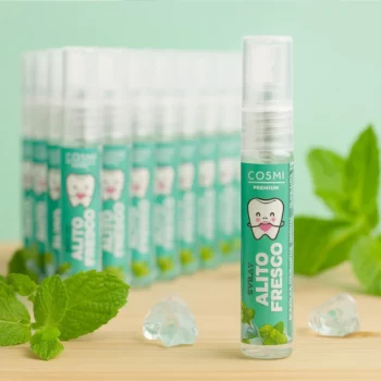 Lot de 12 (1,85€ unité) : Spray haleine fraîche Fresco Cool Mint 10ml – Cosmi Premium