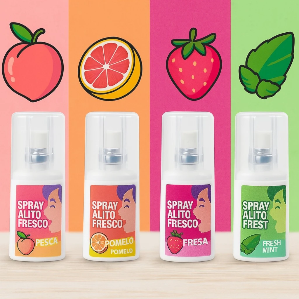 1005874 1005874 COSMI SPRAY HALEINE FRAÎCHE Présentoir de 36 (1,28€ unité) : Spray haleine fraîche 20ml – Cosmi Premium – Image 1