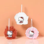 Carton de 12 (soit 1,91€ Pièce) : Eponge "Fleur de Bain" HELLO KITTY