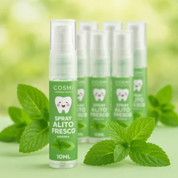 Lot de 12 (1,85€ unité) : Spray haleine fraîche Fresco Fresh Mint 10ml – Cosmi Premium