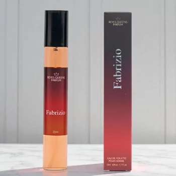 Présentoir de 20 (1,20€ pièce) : Eau de toilette générique Homme FABRIZIO 33ml - Reyes Queens – Image 2
