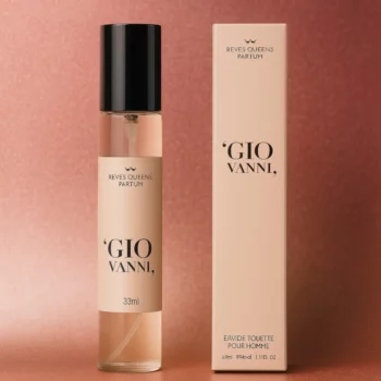 Présentoir de 20 (1,20€ pièce) : Eau de toilette générique Homme GIOVANNI 33ml - Reyes Queens