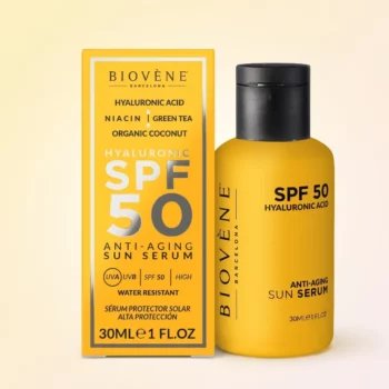 Lot de 6 : Sérum Solaire Anti-Âge SPF 50 – Haute Protection Visage & Contour des Yeux
