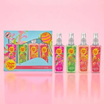 Lot de 6 Coffrets (8,01€ les 4 Brumes) Brume Corporelle 4 parfums différents - Chupa Chups