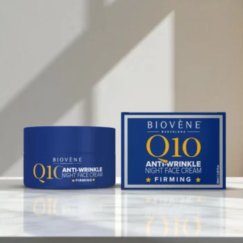 Lot de 12 (3,30€ Pièce) : Crème de Nuit Anti-Rides Q10 – Extra Fermeté – Biovène Barcelona – Image 2