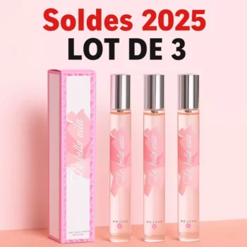 Lot de 6 (Soit 0,90€ pièce) : Eaux de Toilette Pour Femme 35ml La Bella Vida - V.V.LOVE