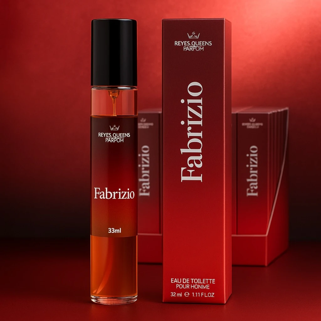 fabrizio eau de toilette pour homme Présentoir de 20 (1,20€ pièce) : Eau de toilette générique Homme FABRIZIO 33ml - Reyes Queens – Image 1
